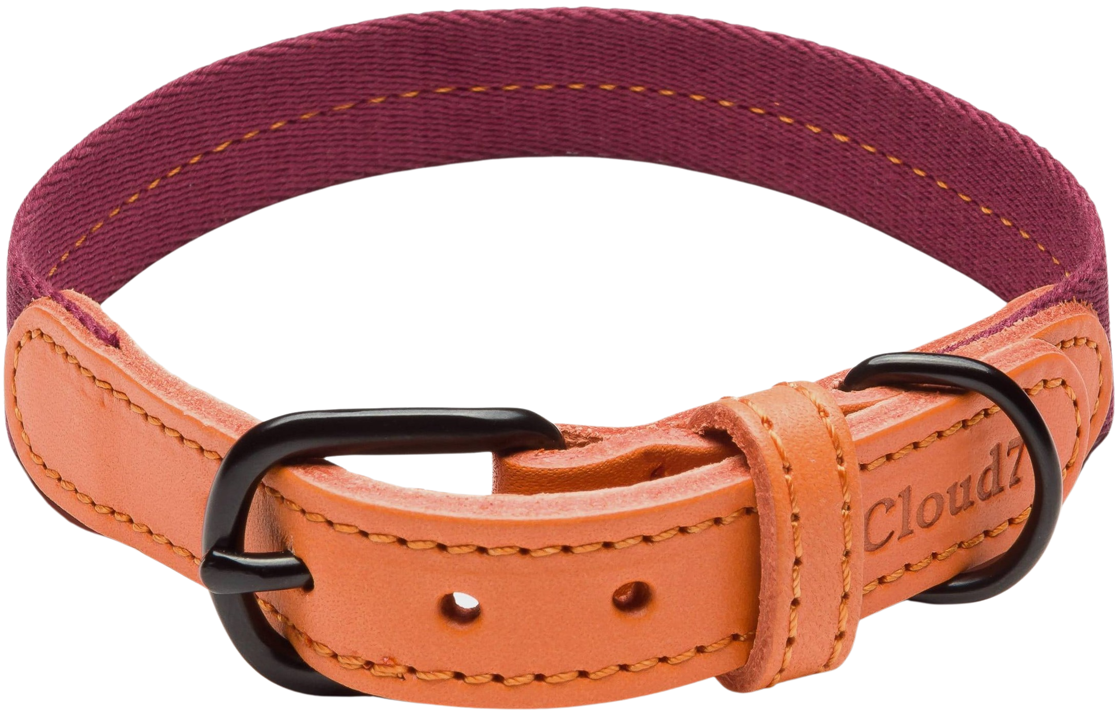 Dog Collar Madeira L-XL Papaya