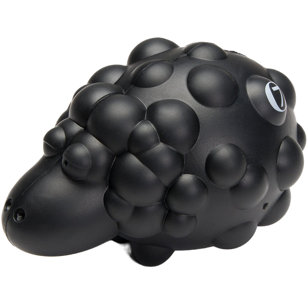 Dog Toy Sheep Black