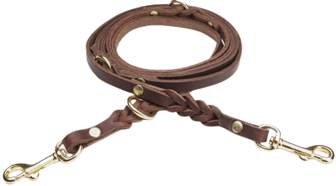 Leash Riverside Park L Saddle Brown Gold