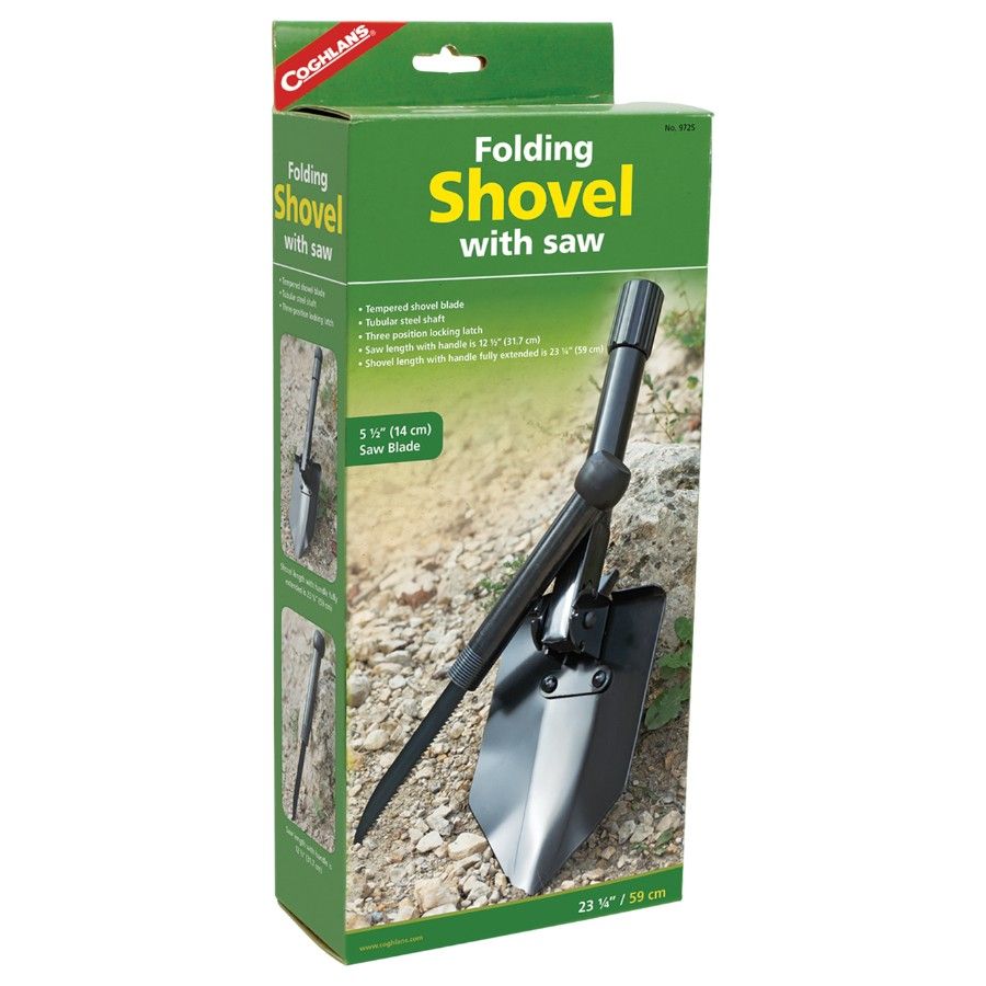 Coghlans Folding Shovel With Saw