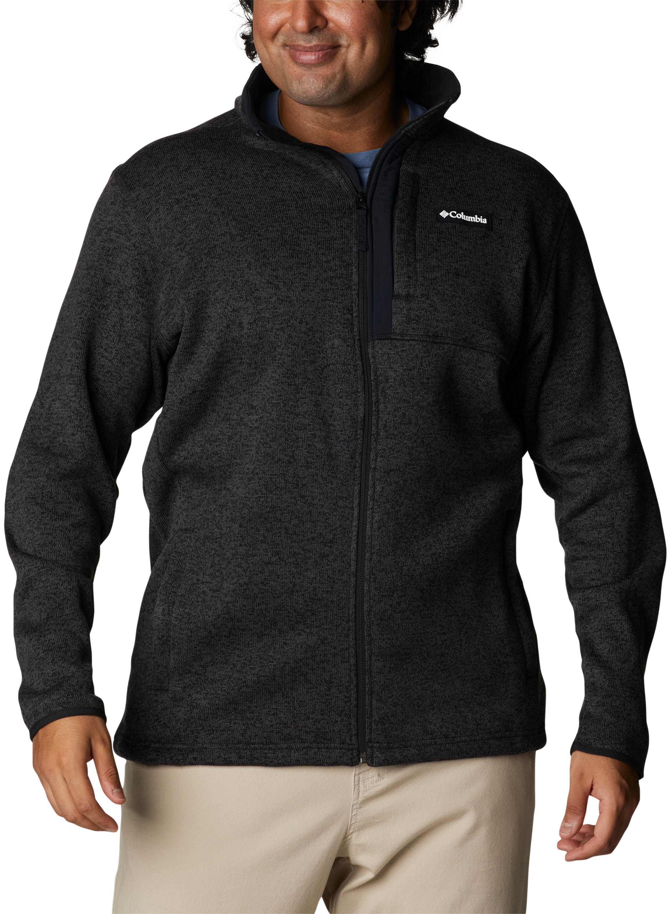 M's Sweater Weather Full Zip Heather Black