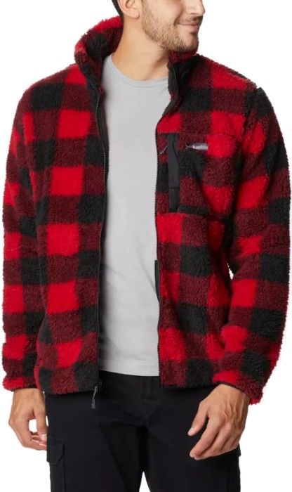 M's Winter Pass Sherpa Jacket Mountain Red