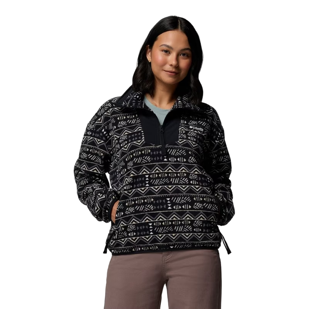 Sequoia Grove™ Printed Half Zip Black