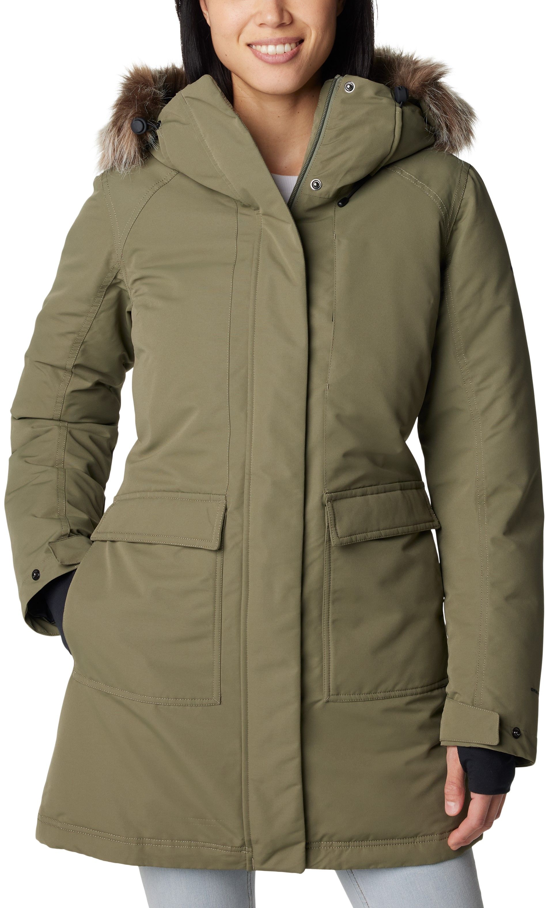W's Little Si Insulated Parka Stone Green