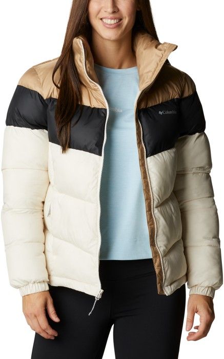 W's Puffect Color Blocked Jacket Chalk / Black / Beach