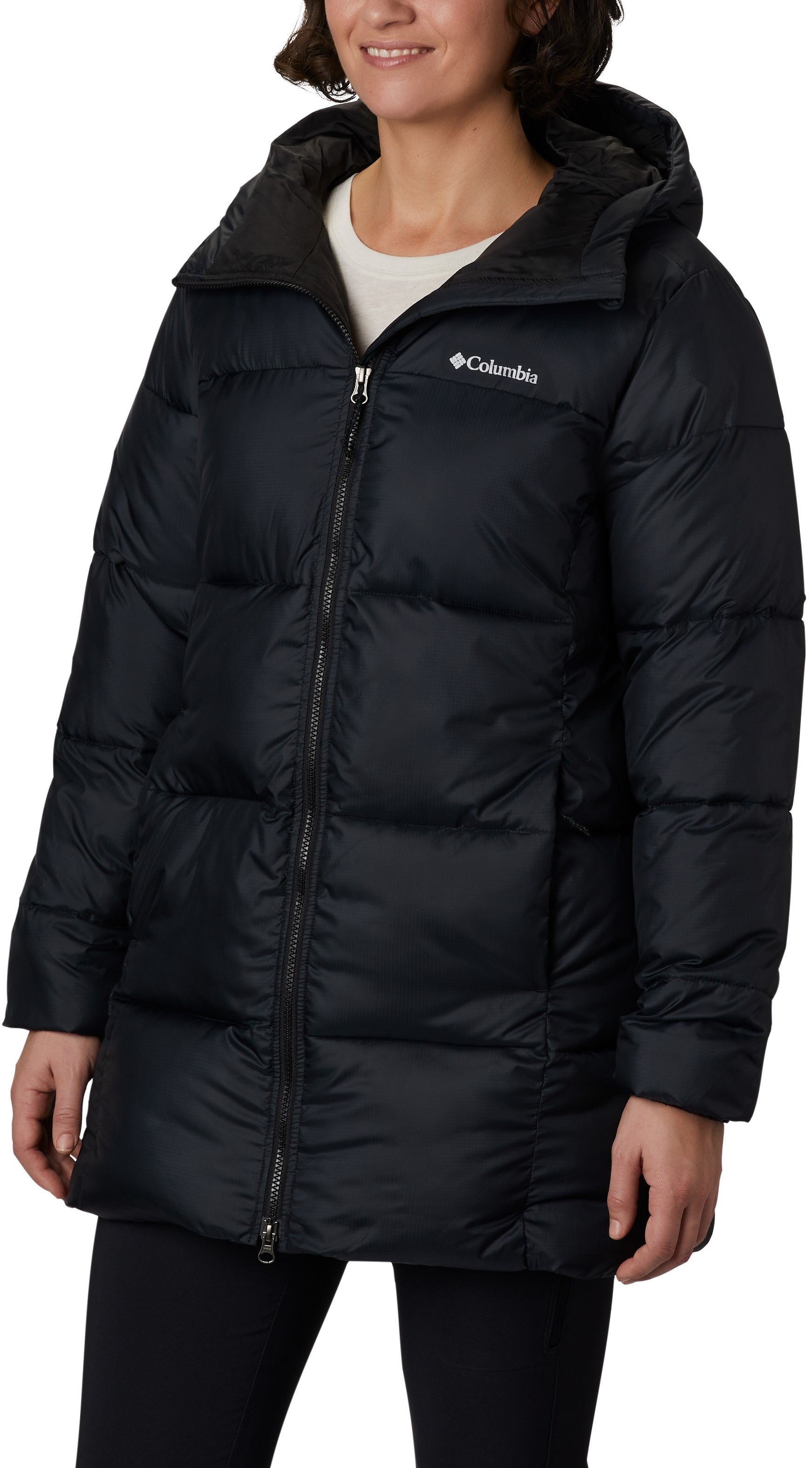 W's Puffect Mid Hooded Jacket Black