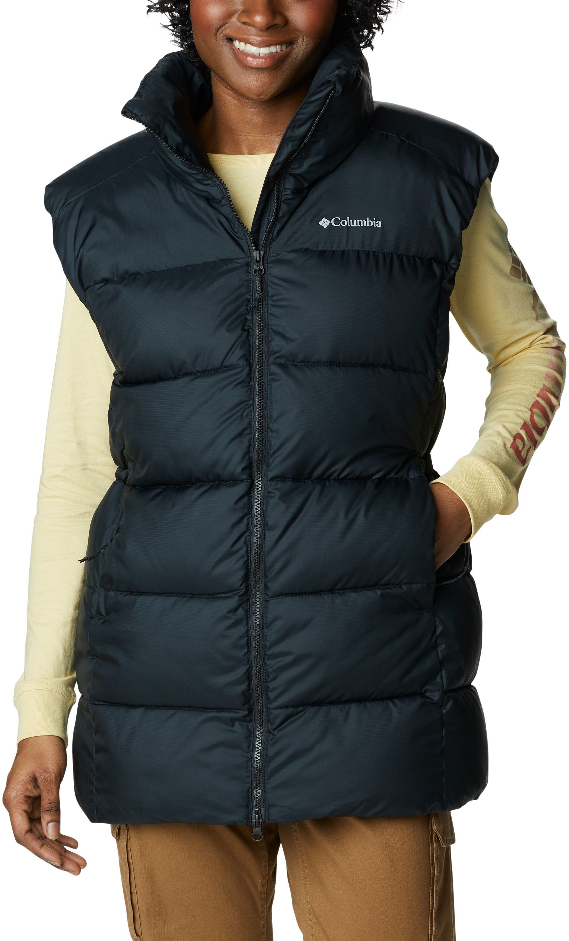 W's Puffect Mid Vest Black