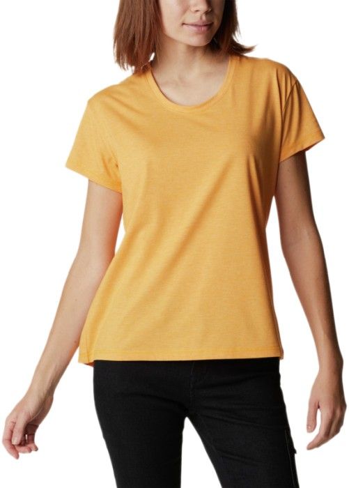 W's Sun Trek SS Tee Heather Mango