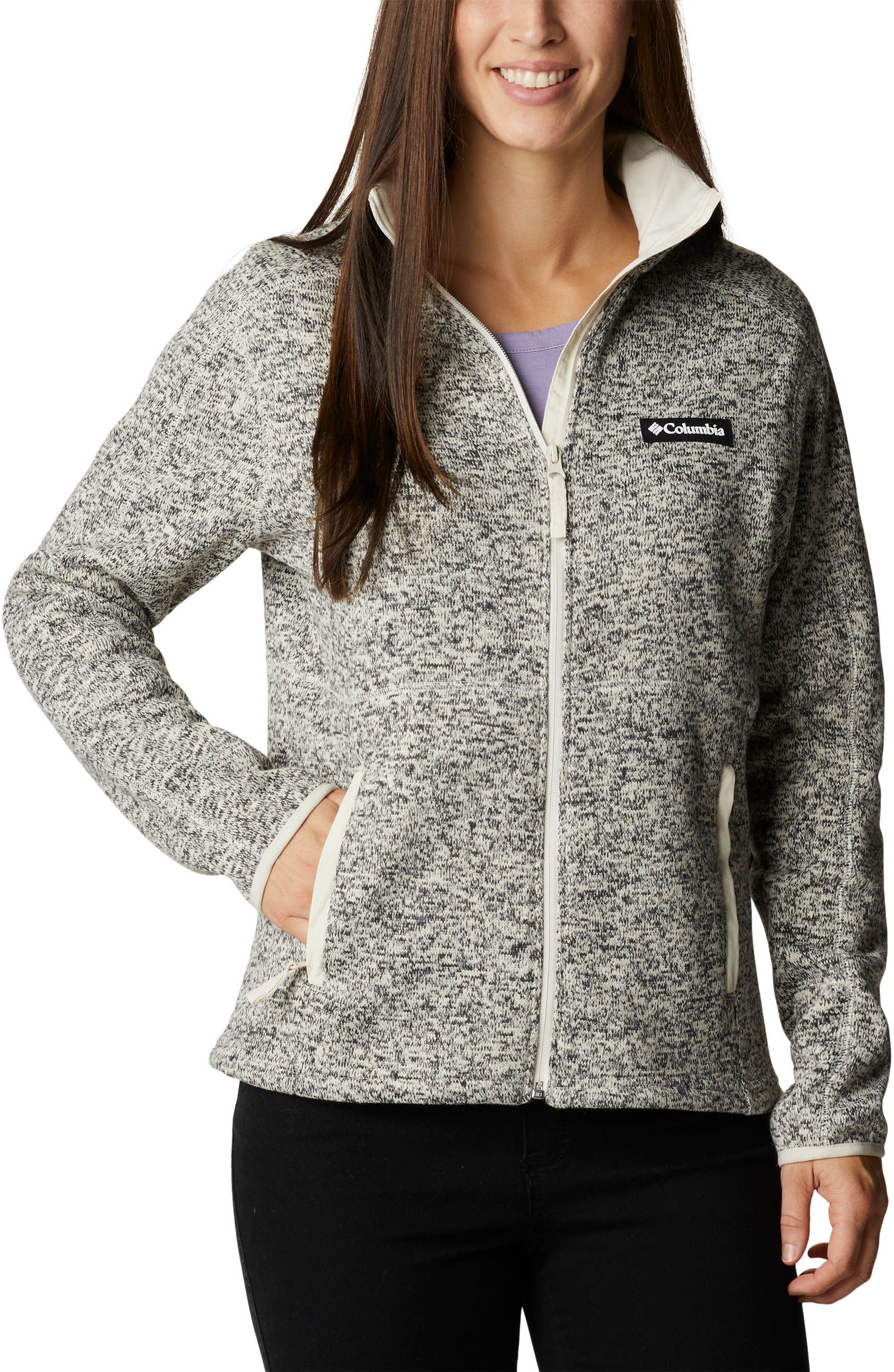 W's Sweater Weather Full Zip Chalk Heather