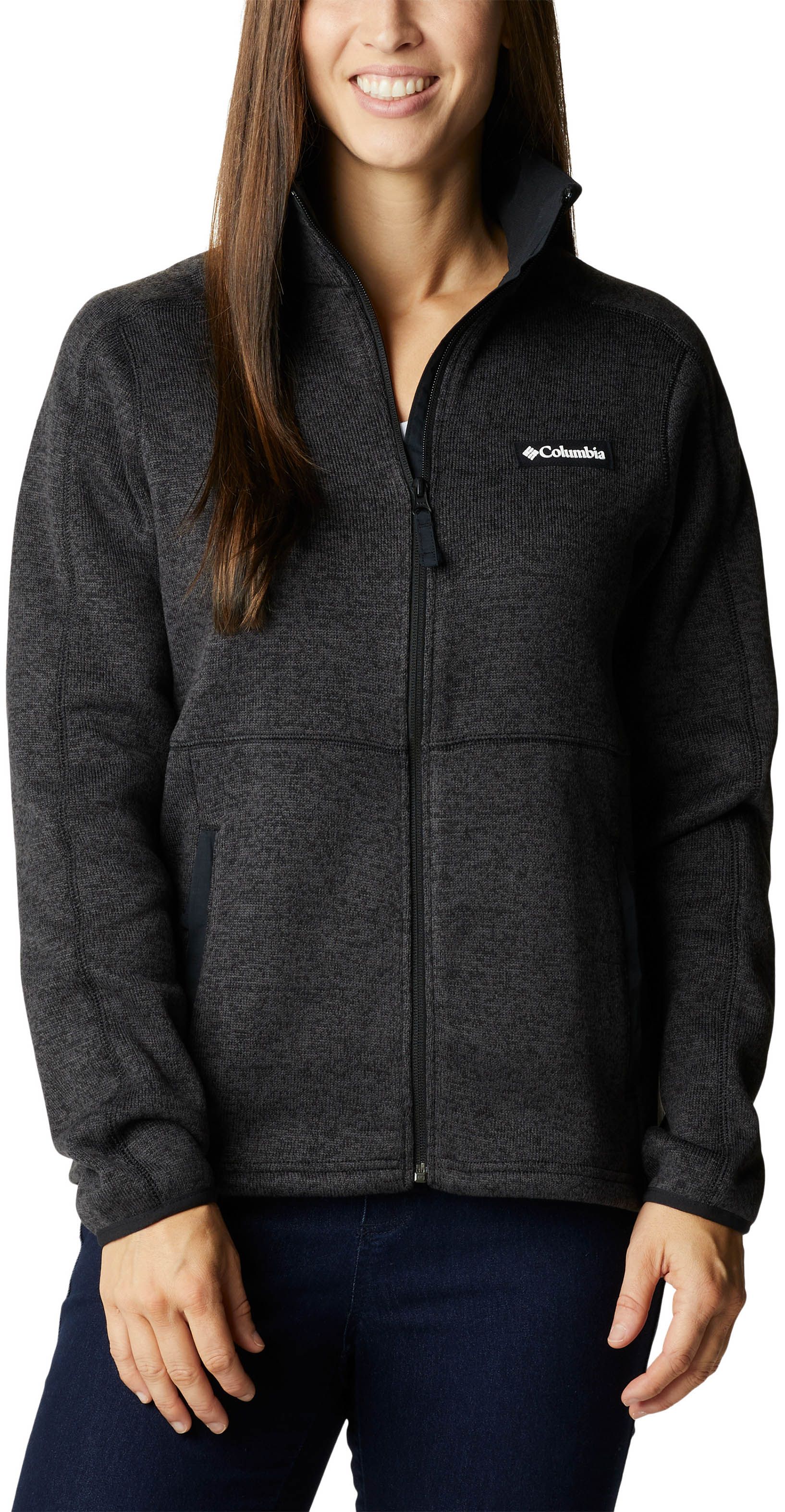 W's Sweater Weather Full Zip Heather/Black