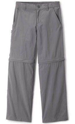 Youth Boys Silver Ridge IV Convertible Pant City Grey