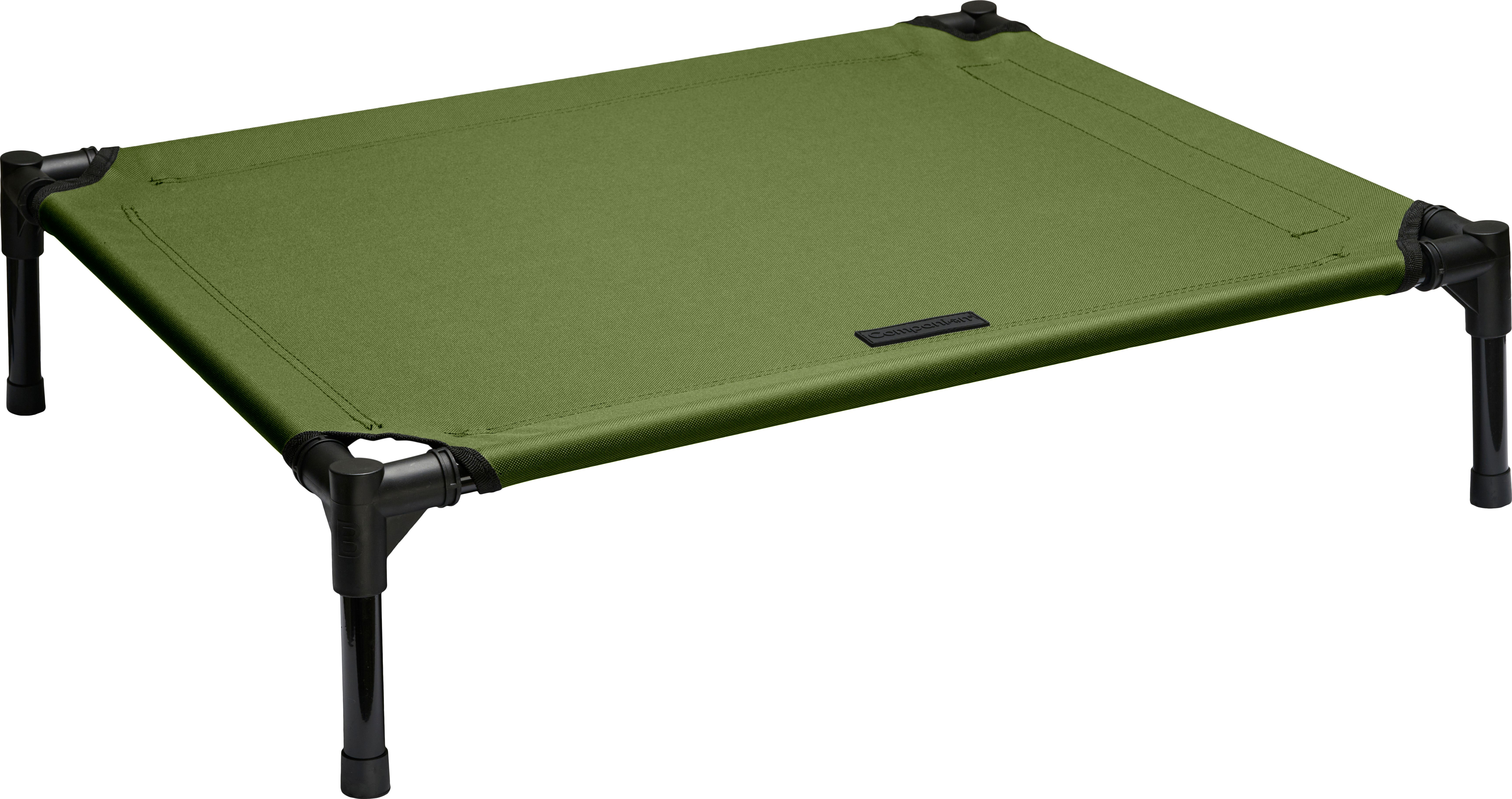 Folded Camping Bed 76x61x18 cm Green