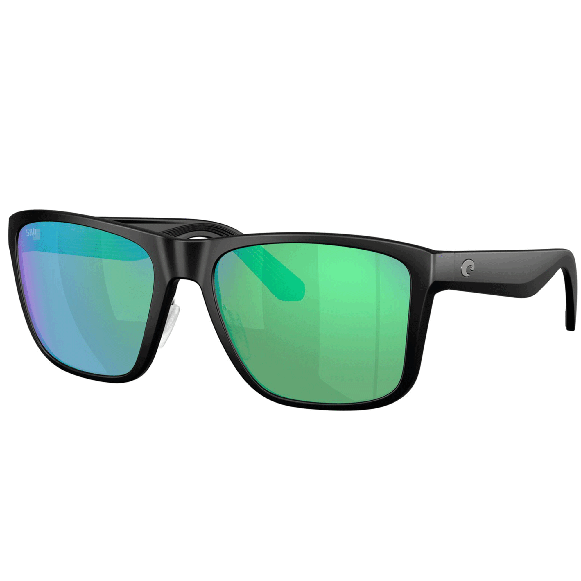 Los Alijos Matte Black Green Mirror 580G
