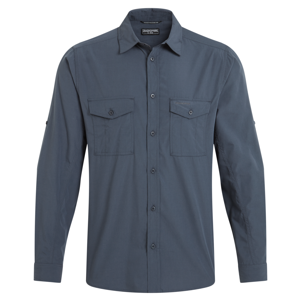 M's Kiwi Ii Long Sleeved Shirt Ombre Blue