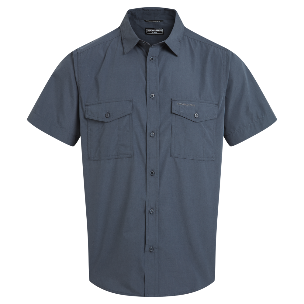 M's Kiwi Ii Short Sleeved Shirt Ombre Blue