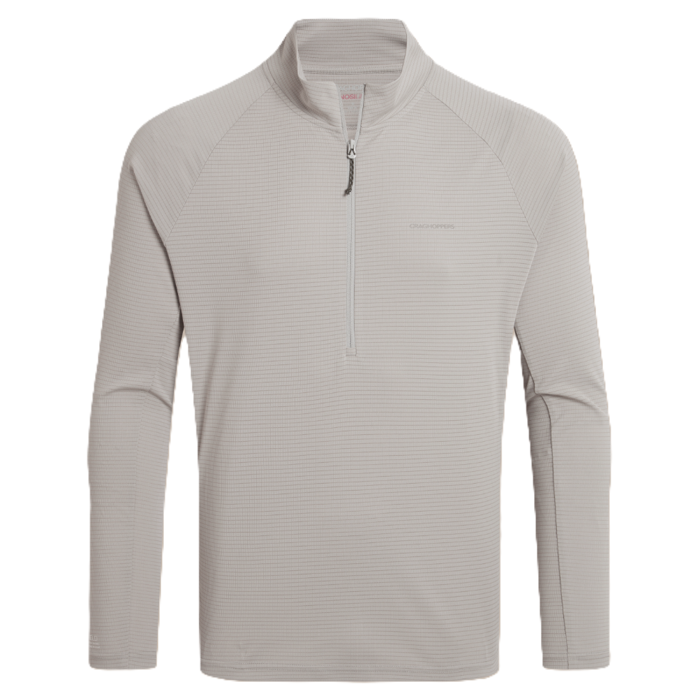 M's Nosilife Solarshield+ Half Zip Top Parchment
