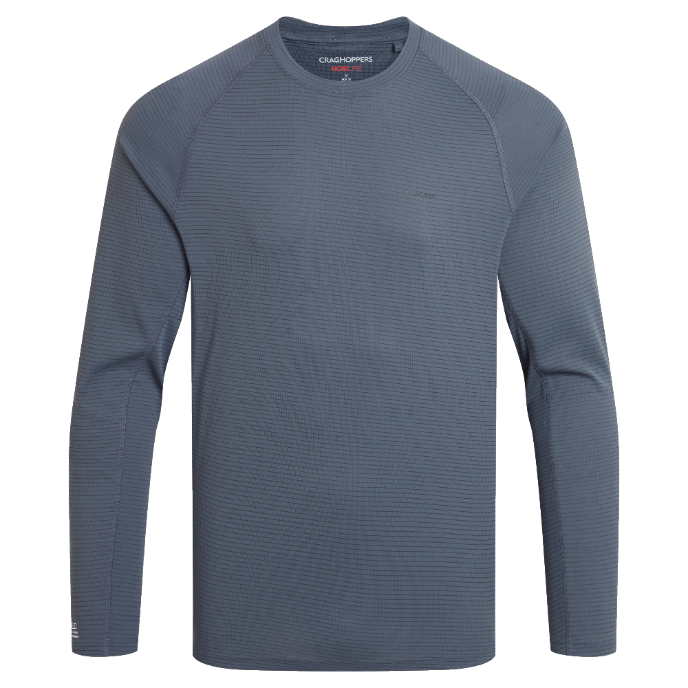 M's Nosilife Solarshield+ Long Sleeved T-Shirt Dark Pewter