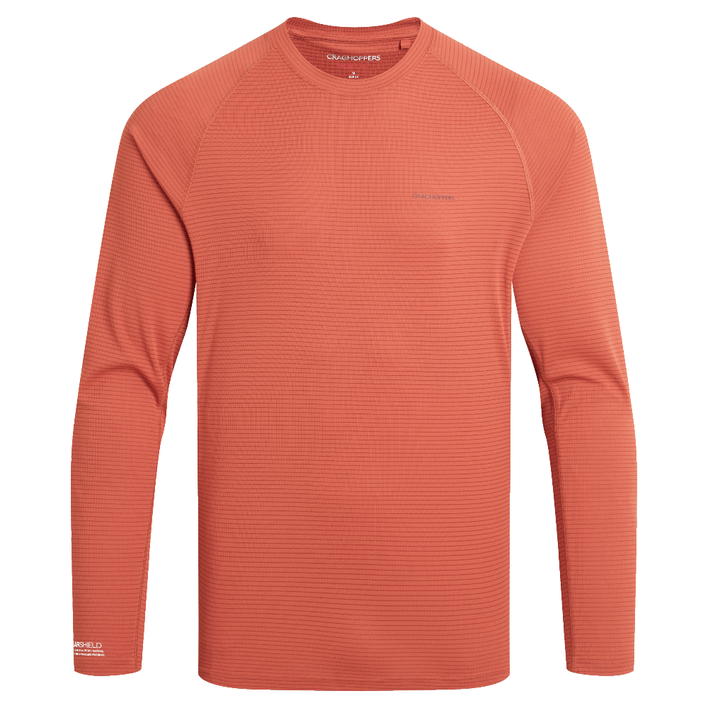M's Nosilife Solarshield+ Long Sleeved T-Shirt Dark Sahara