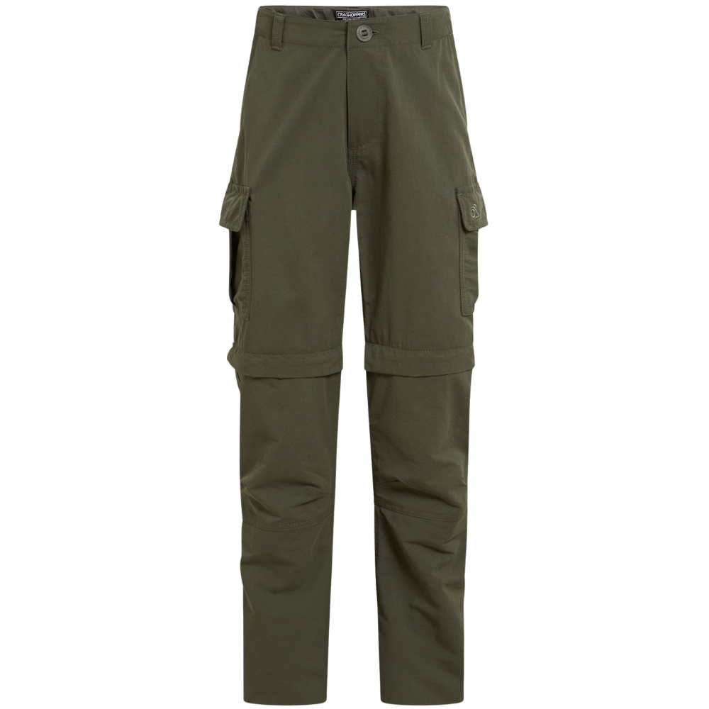 NosiLife Convertible Trousers Kids Woodland Green