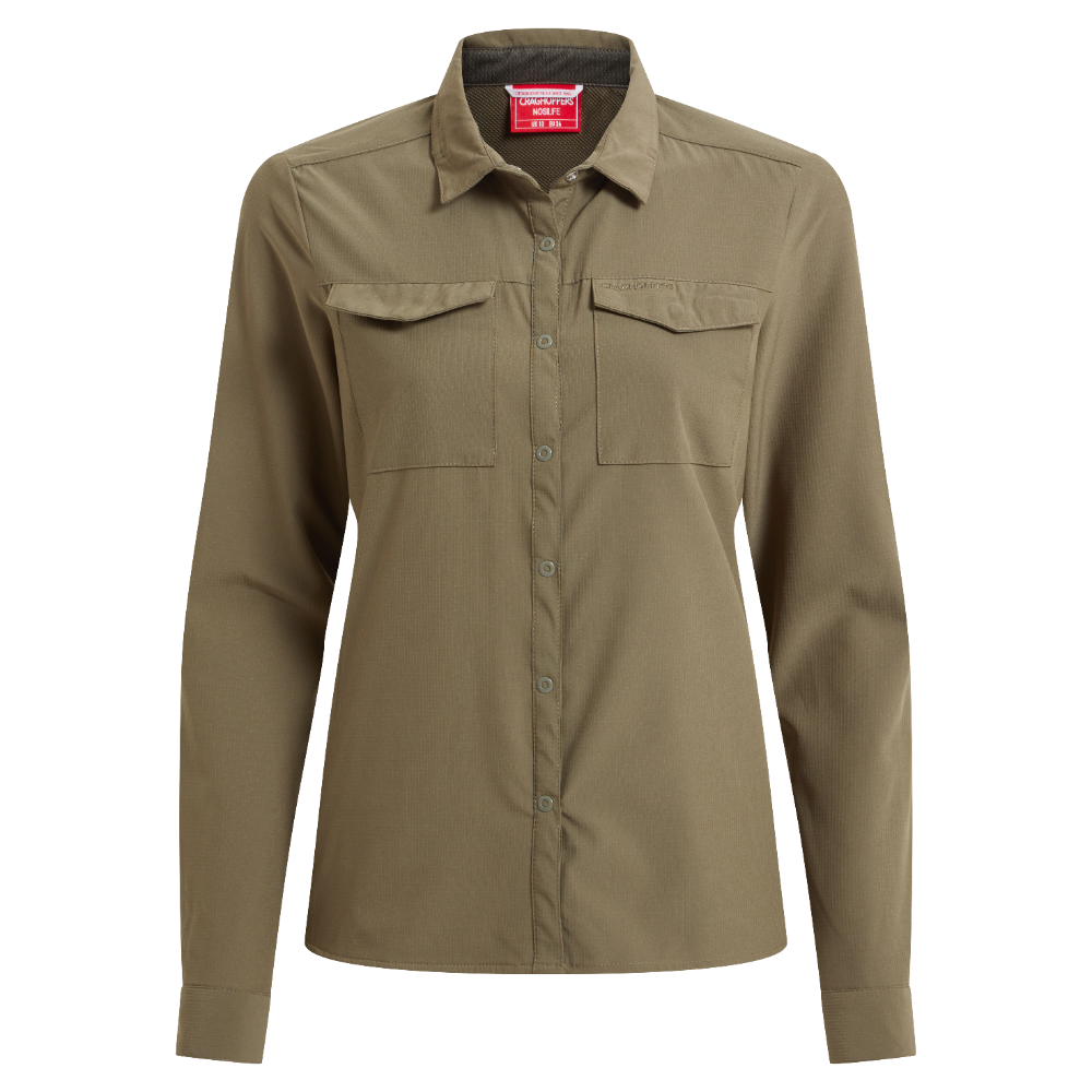 W's Nosilife Pro Long Sleeved Shirt Iii Wild Olive