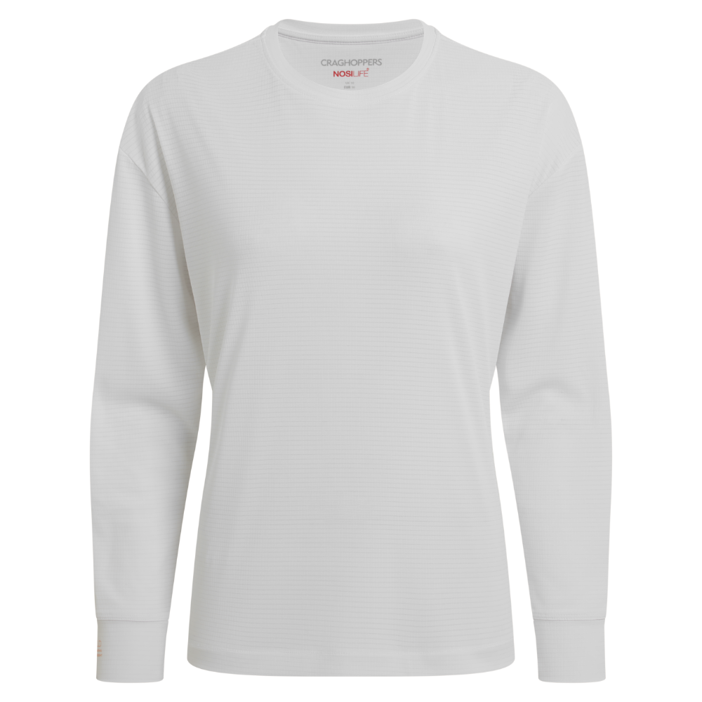 W's Nosilife Solarshield+ Long Sleeved T-Shirt White
