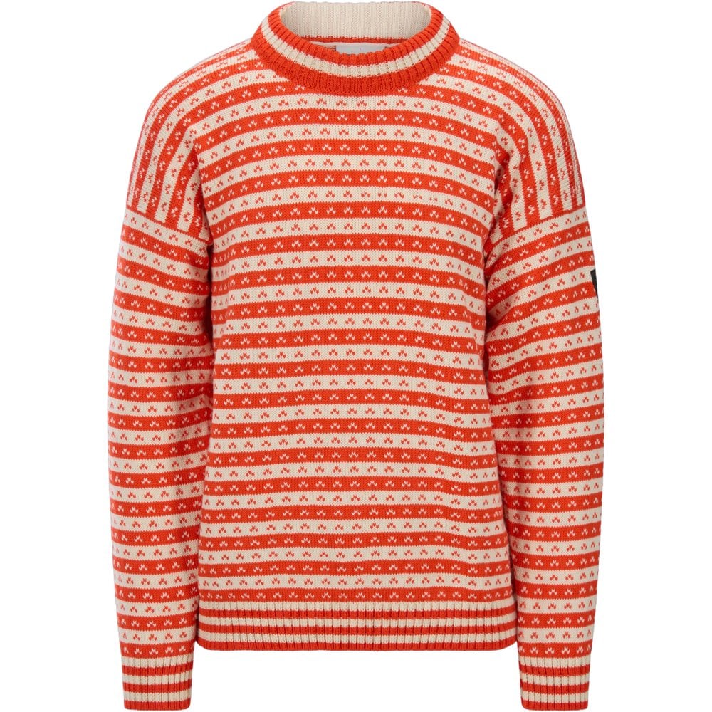 Skipsleia Unisex Sweater Roth Red Natural White