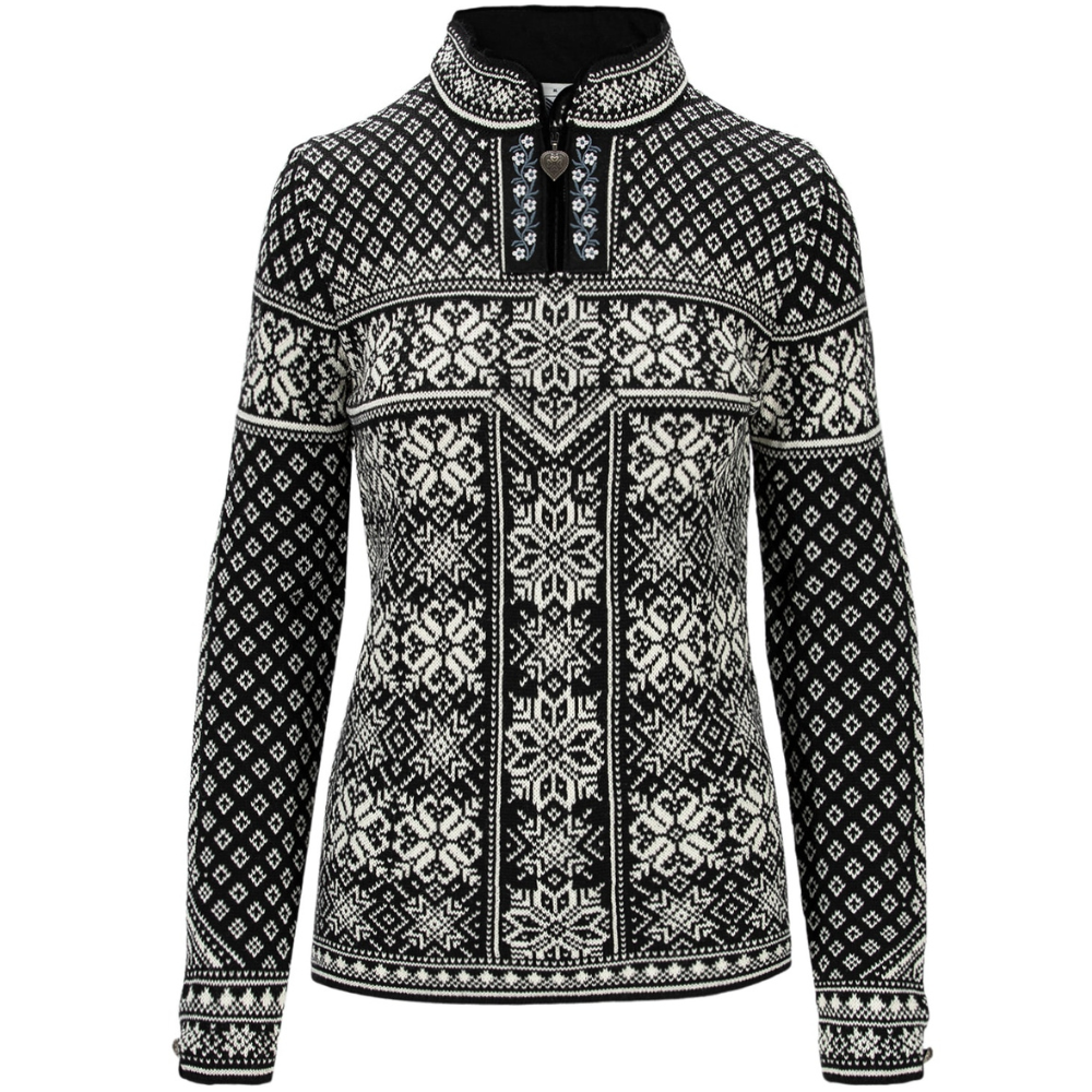 W's Peace Fem Sweater Black Offwhite