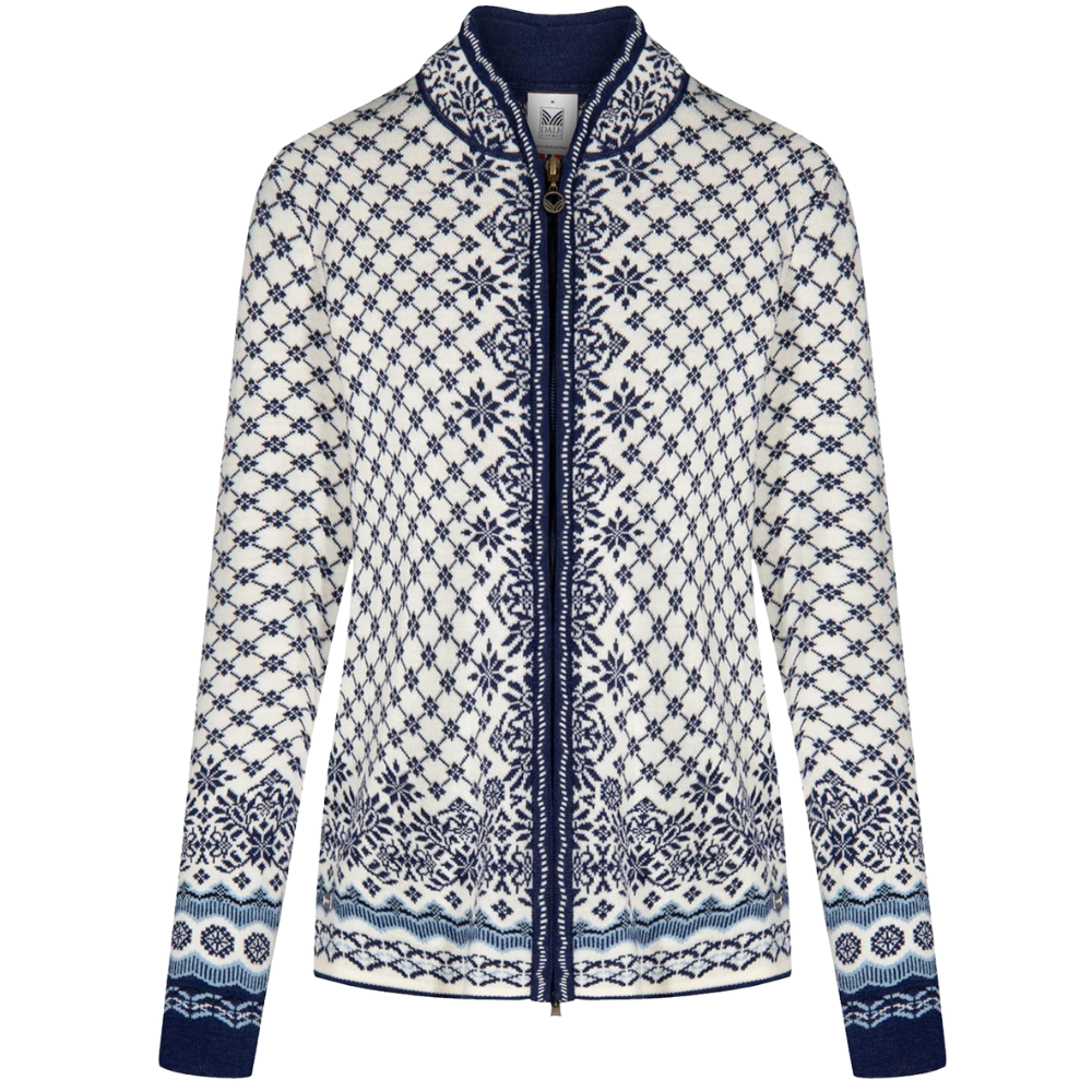 W's Solfrid Fem Jacket Offwhite Electricstorm Navy