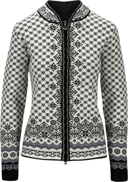 W's Solfrid Jacket Off White/Black/Schiefer Grau
