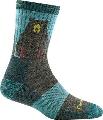 W's Bear Town Micro Crew Light Cushion Aqua