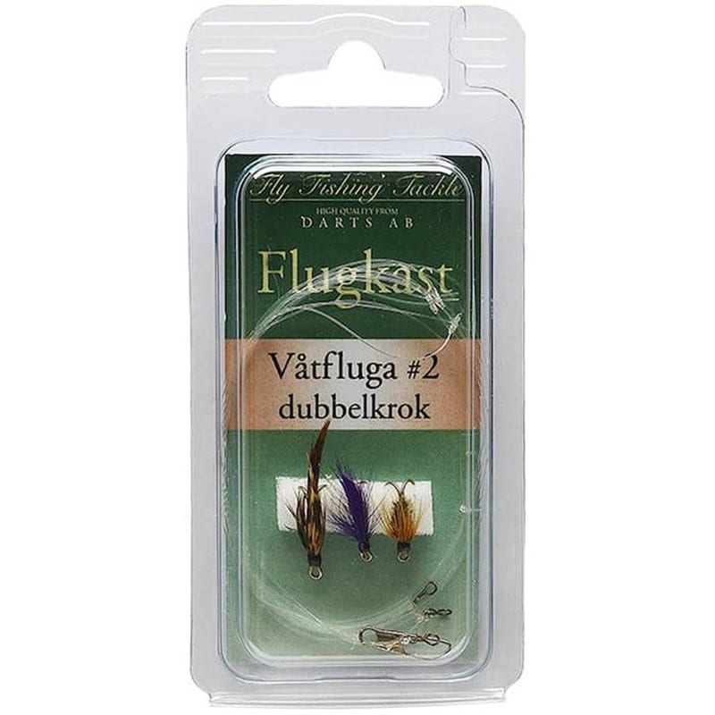 Darts Fly Cast Set Wet Fly Double #2