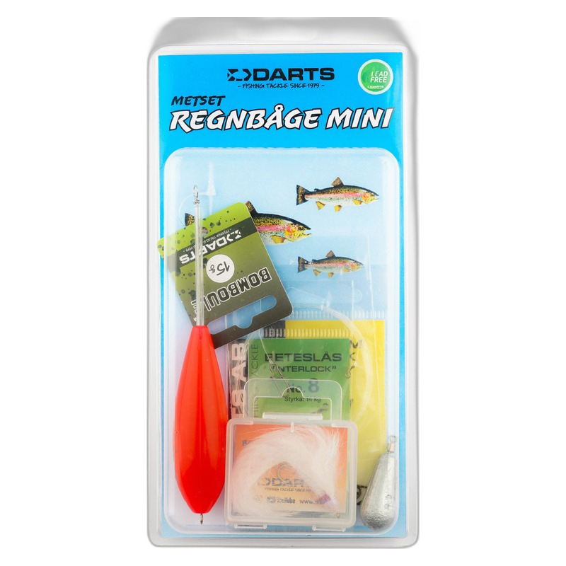 Darts Metset Regnbåge Mini