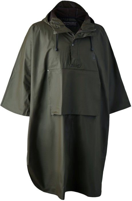 Hurricane Rain Poncho Art Green