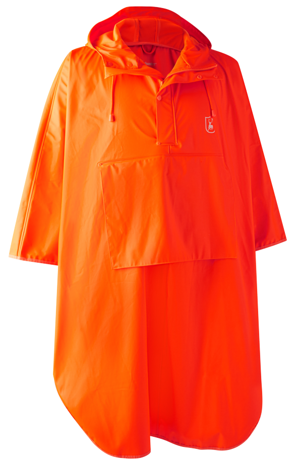 Hurricane Rain Poncho Orange
