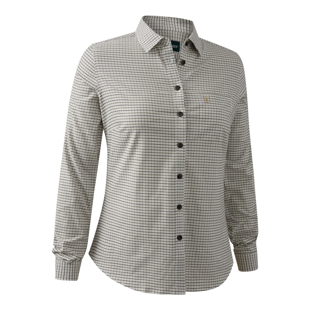 Lady Sara Shirt Green Check