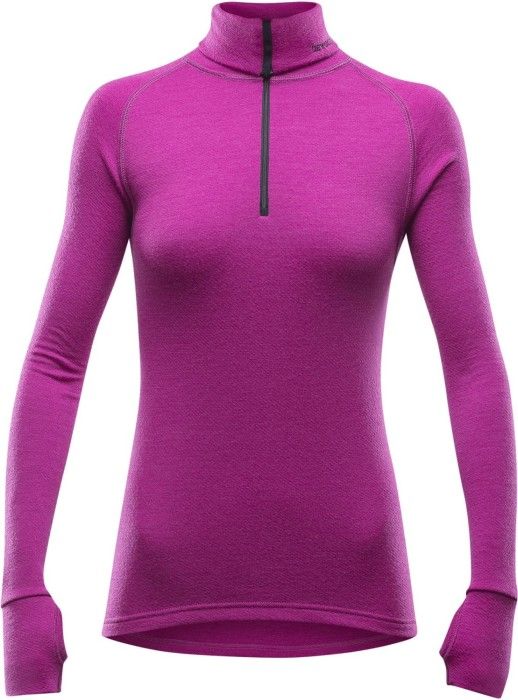 Expedition Woman Zip Neck Raspberry