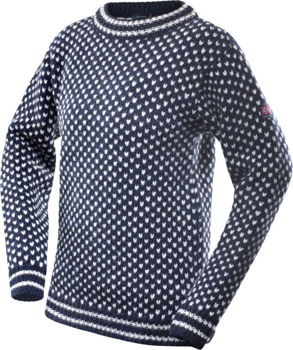 Nordsjø Sweater Crew Neck Dark Blue/Grey