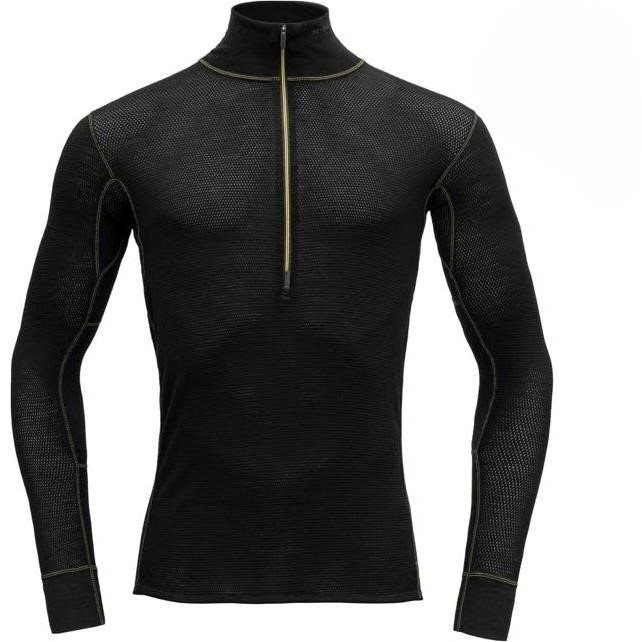Wool Mesh 190 Zip Neck Man