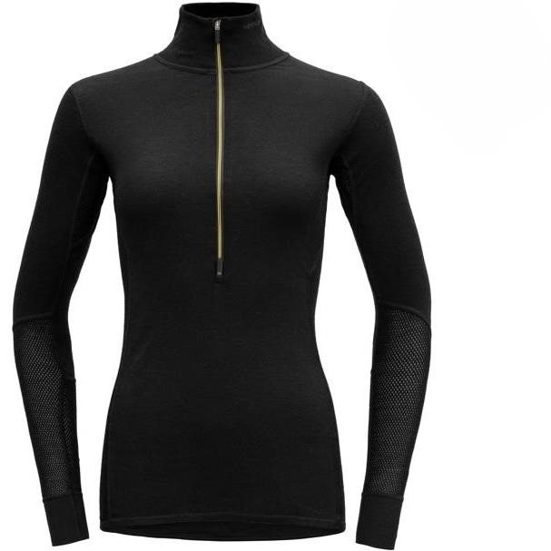 Wool Mesh 190 Zip Neck Wmn