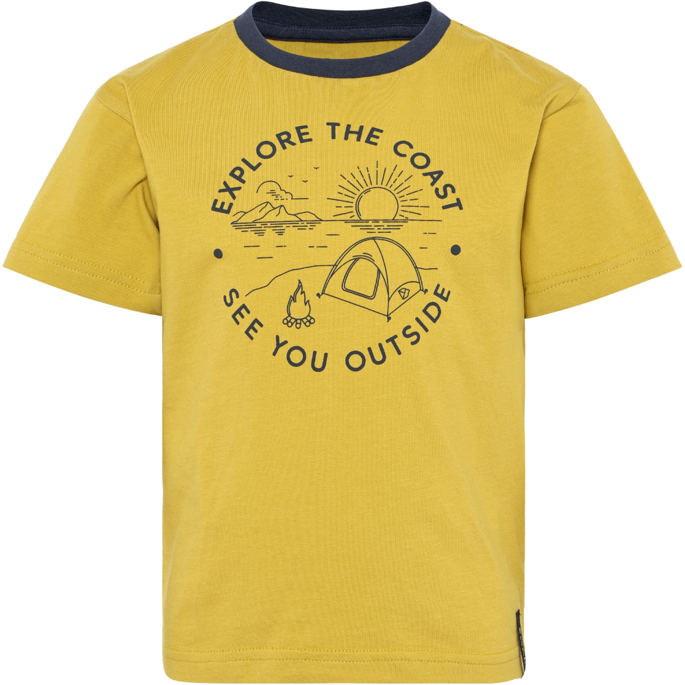 Mynta Kids T-Shirt 4 Yellow Pollen