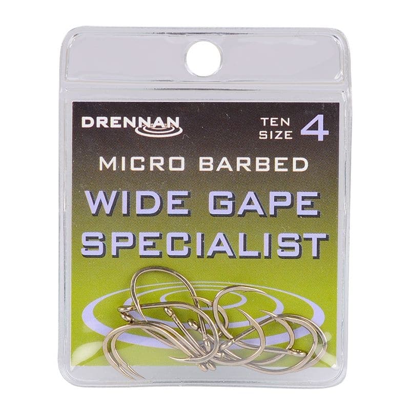 Drennan Wide Gape Specialist Hook 8 10pc