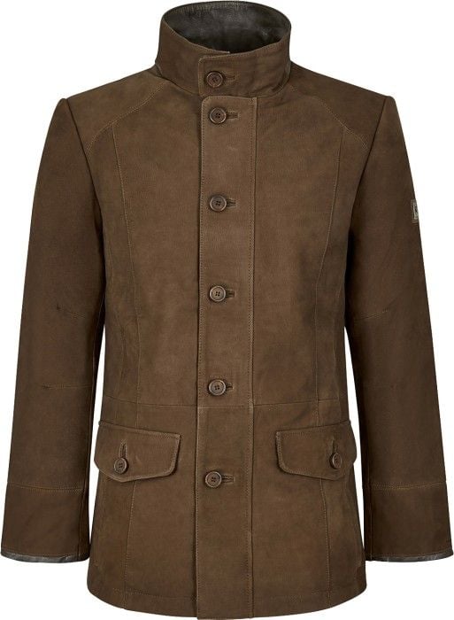 M's Moore Leather Jacket Walnut