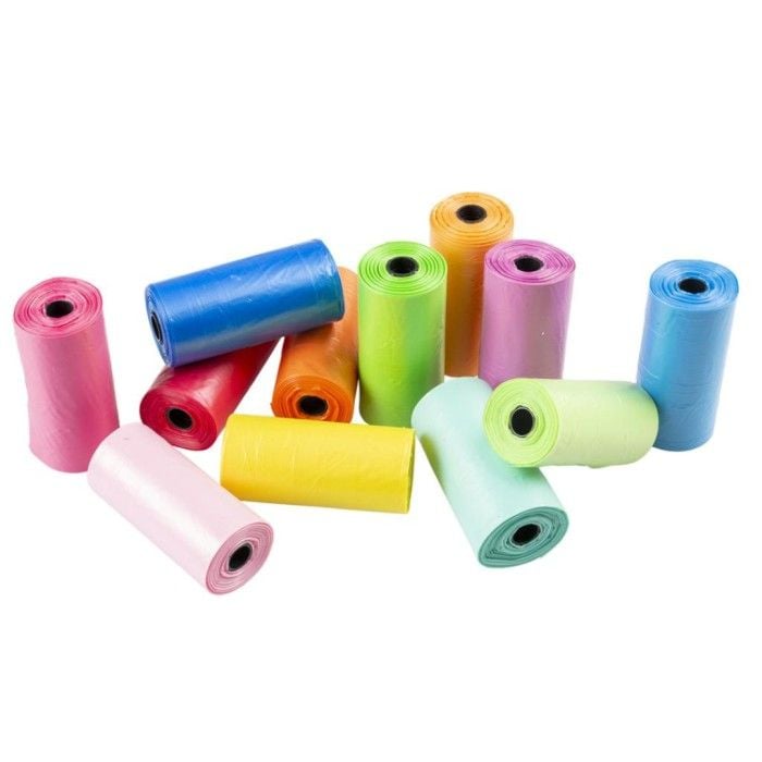 Rainbow Durable Poop Wastebags 12 Rolls