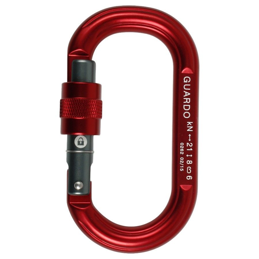 Edelweiss Carabinder Guardo Oval Screw Gate