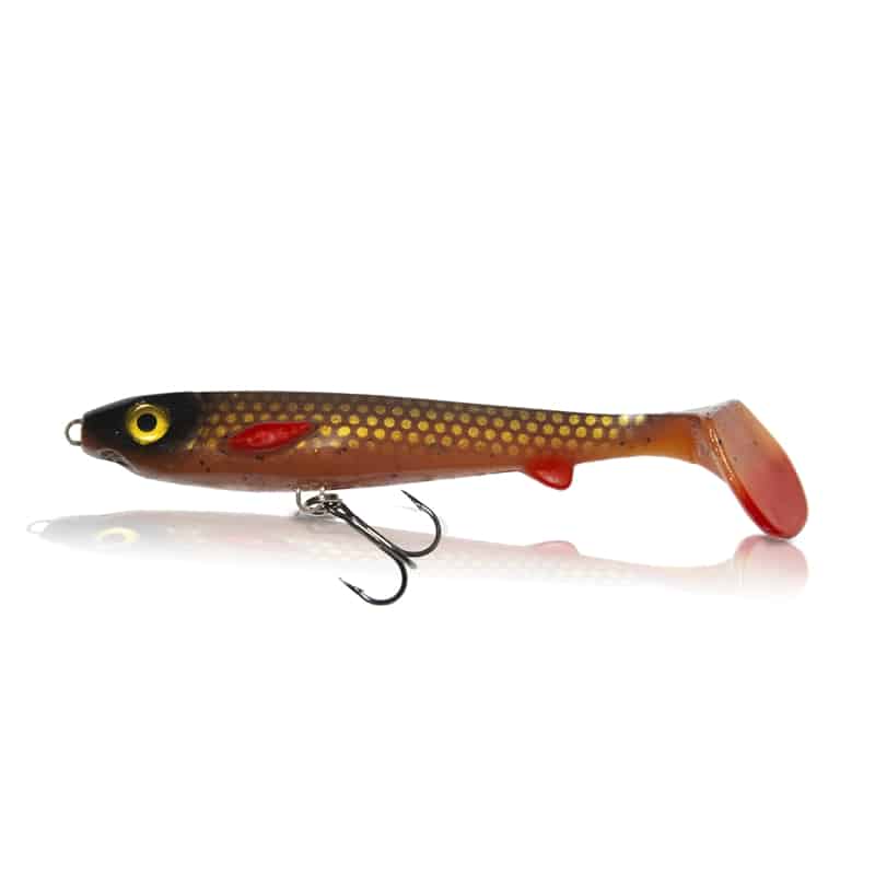 EJ Lures Flatnose Shad Jr Panic Organic With Stinger 15cm 2-pakning
