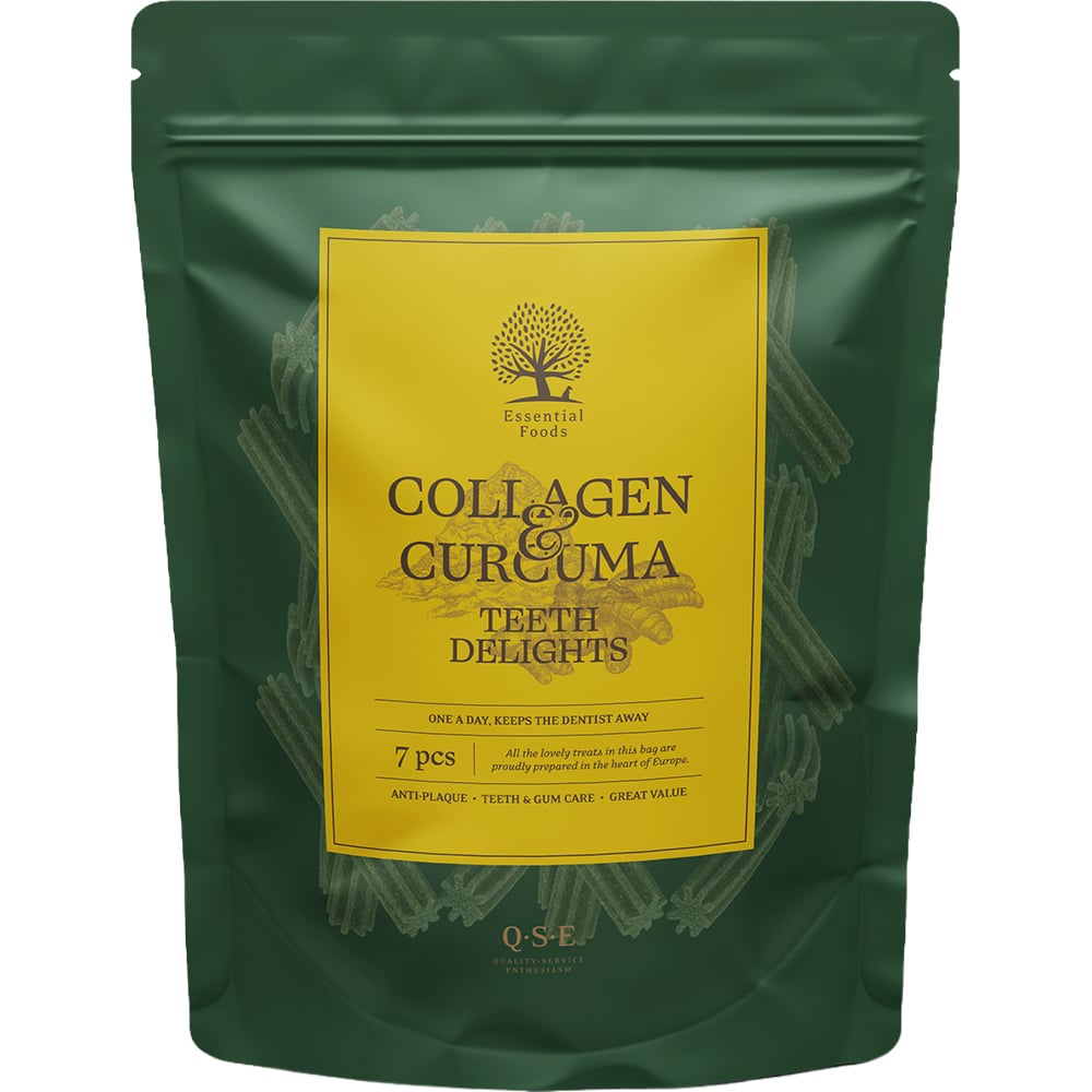 Collagen And Curcuma Teeth Delights 250G