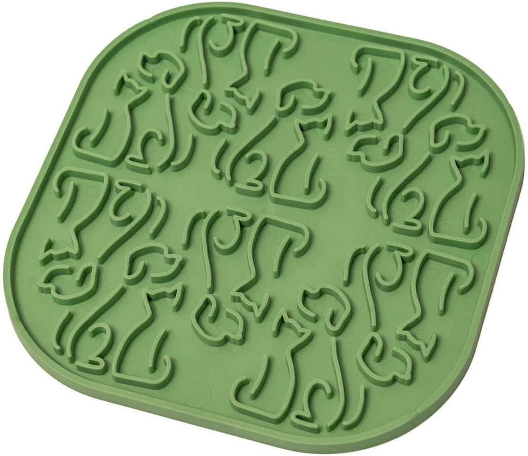 Lollipopp Slikkematte 19cm Grønn