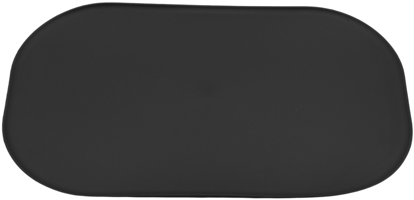 Matskålunderlag 47x30 cm Svart