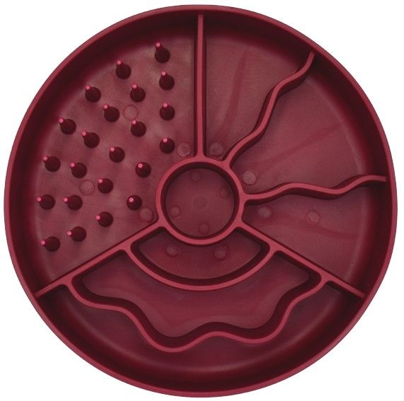 Slow wl Slowfeeder-skål 19 cm Burgundy