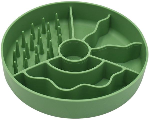 Slow wl Slowfeeder-skål 19 cm Grön